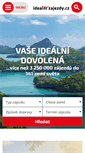 Mobile Screenshot of idealnizajezdy.cz